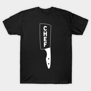 Chef Knife Funny Cooking Tee Shirt T-Shirt